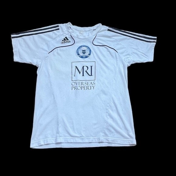 Adidas Peterborough United Training/Leisure football white shirt 2008 - 2010